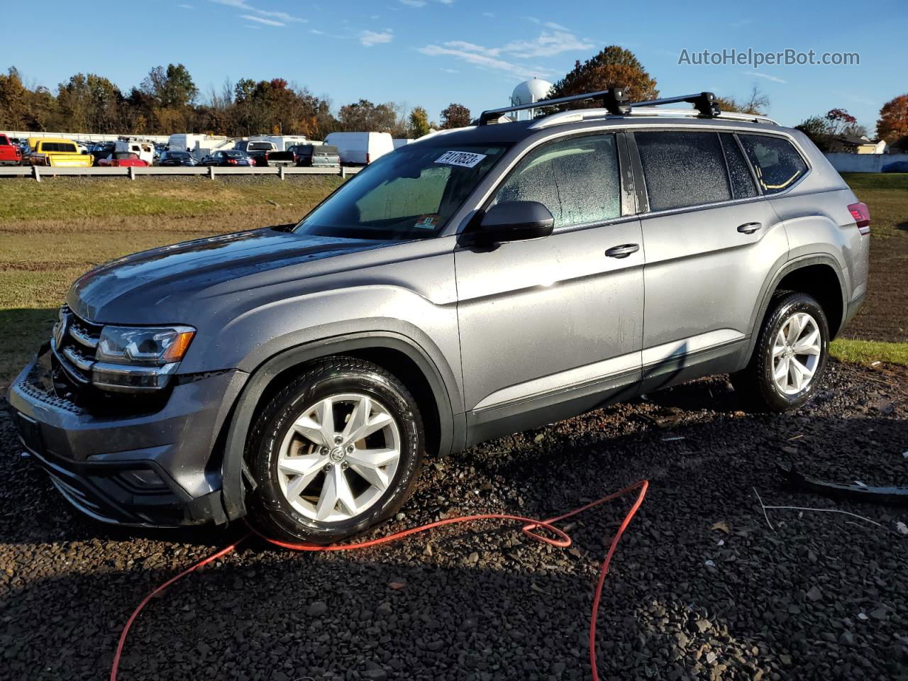 2018 Volkswagen Atlas Se Gray vin: 1V2LR2CA1JC538725