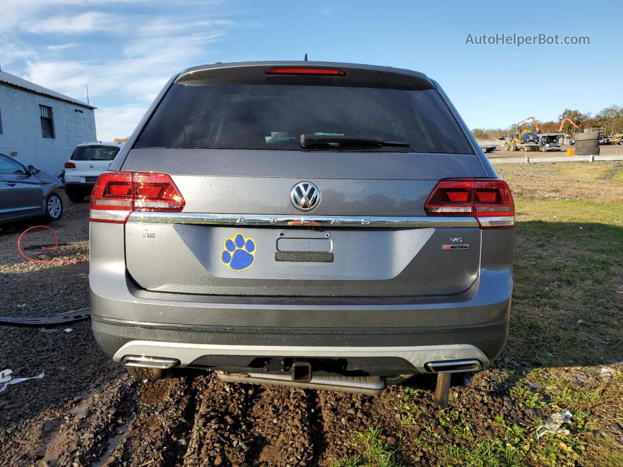 2018 Volkswagen Atlas Se Серый vin: 1V2LR2CA1JC538725