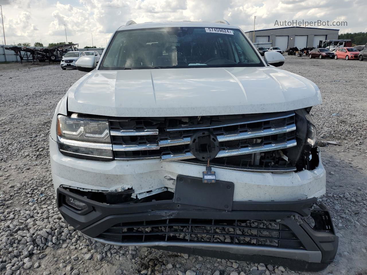 2018 Volkswagen Atlas Se White vin: 1V2LR2CA2JC517012