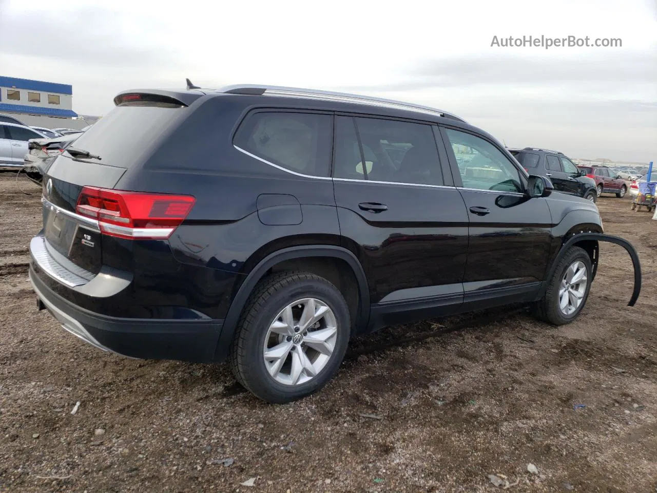 2018 Volkswagen Atlas Se Black vin: 1V2LR2CA2JC586217