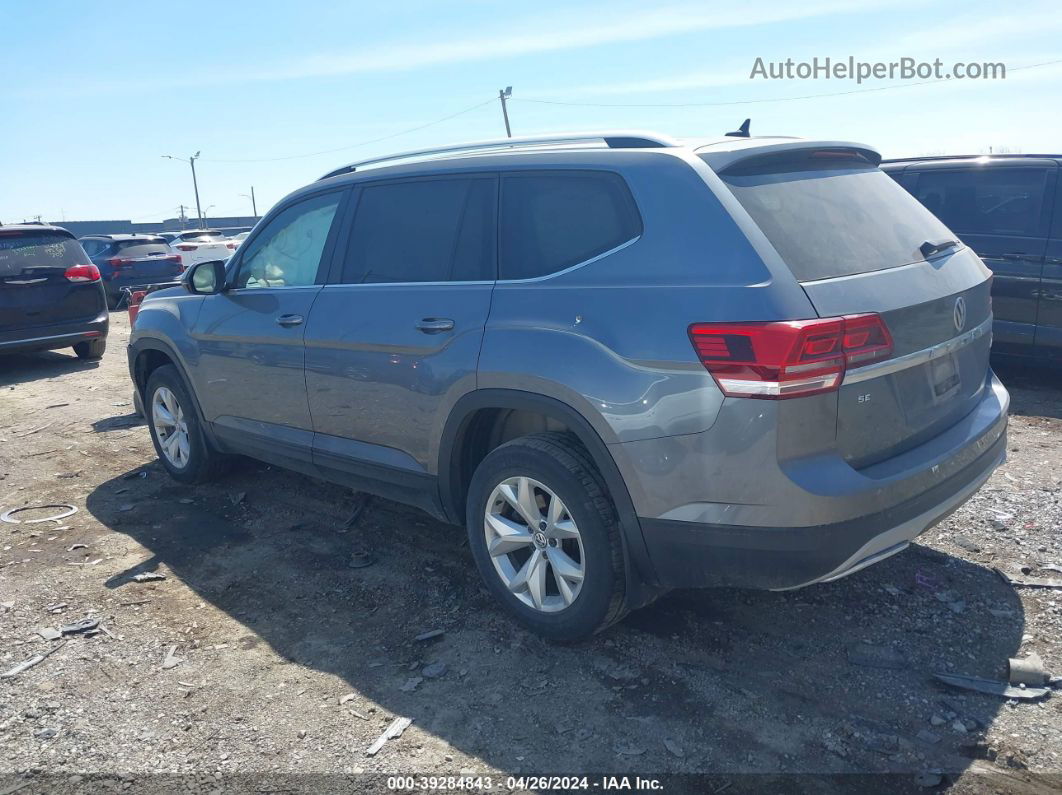 2018 Volkswagen Atlas 3.6l V6 Se/3.6l V6 Se W/technology Gray vin: 1V2LR2CA4JC524933