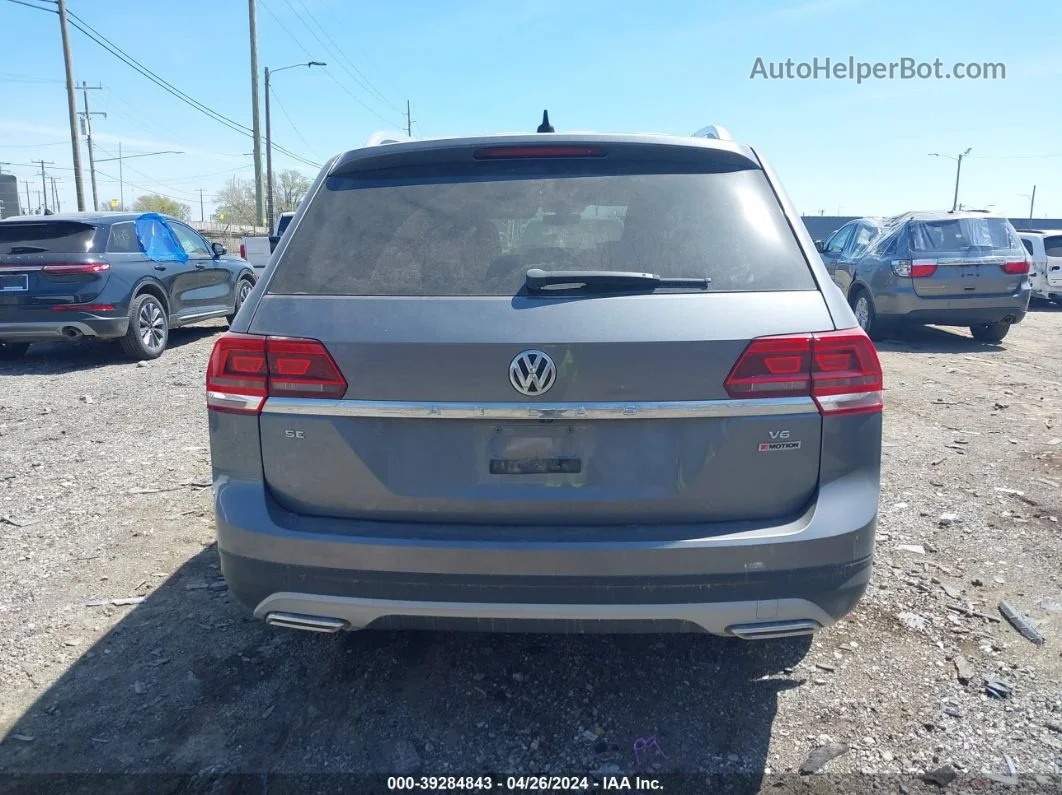 2018 Volkswagen Atlas 3.6l V6 Se/3.6l V6 Se W/technology Gray vin: 1V2LR2CA4JC524933