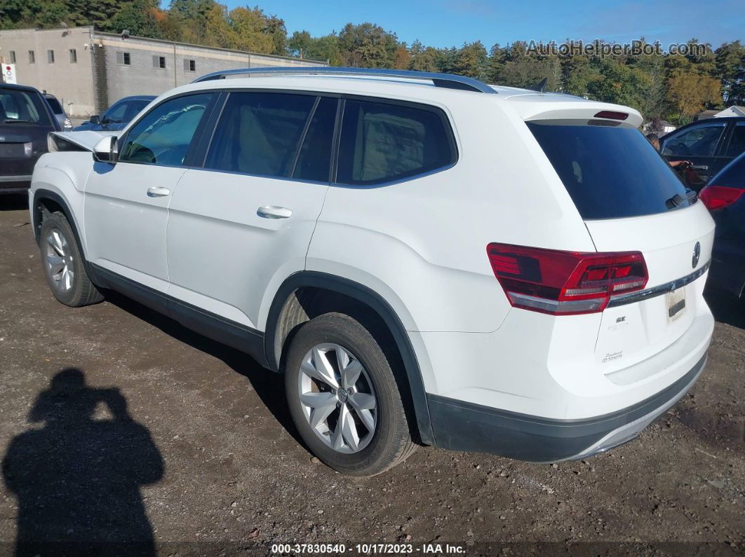 2018 Volkswagen Atlas 3.6l V6 Se/3.6l V6 Se W/technology White vin: 1V2LR2CA5JC517232