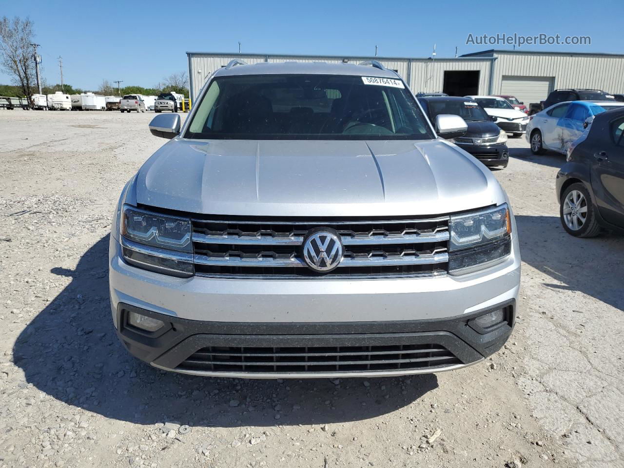 2018 Volkswagen Atlas Se Silver vin: 1V2LR2CA6JC547243