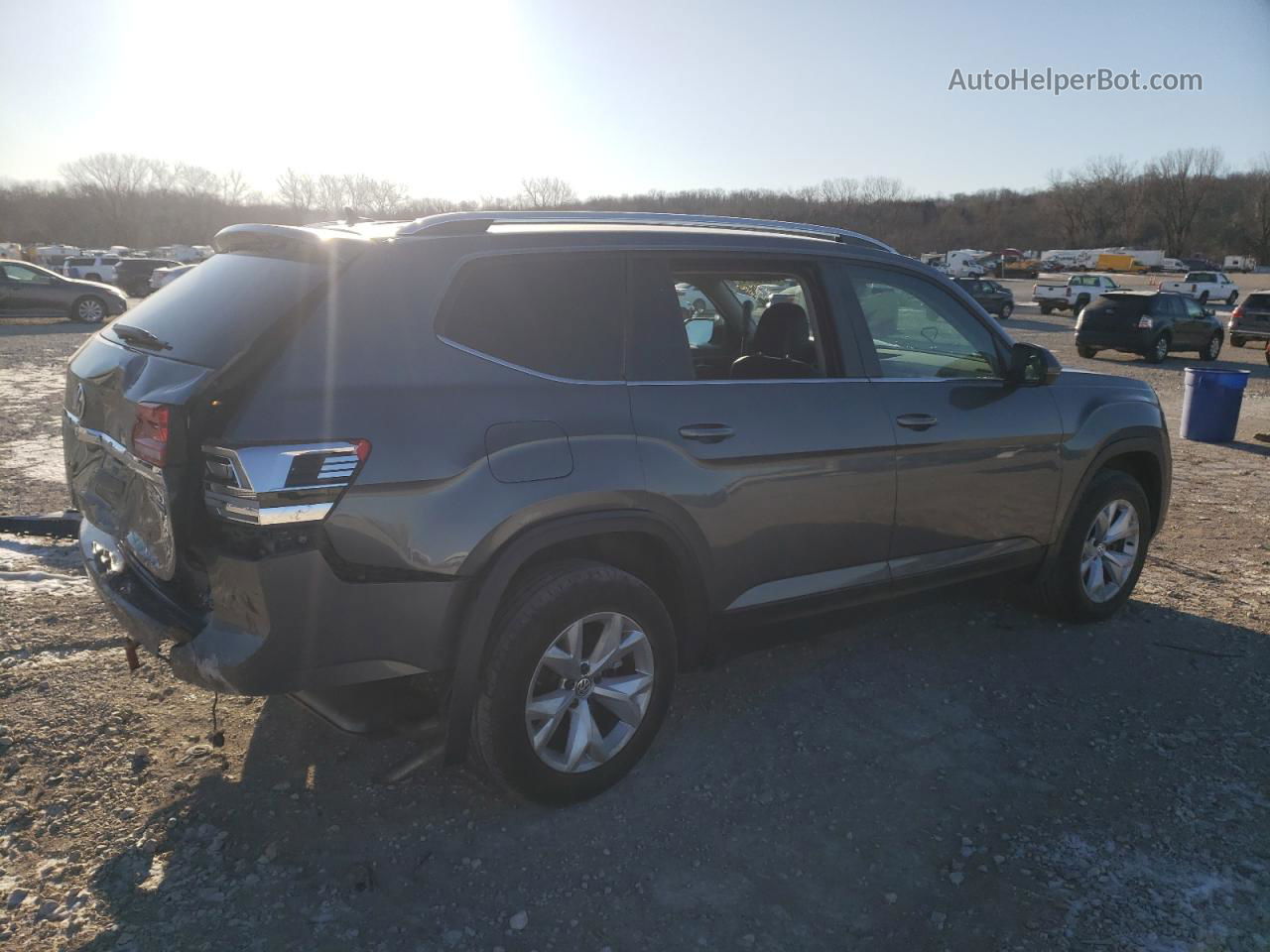 2018 Volkswagen Atlas Se Gray vin: 1V2LR2CA7JC510489