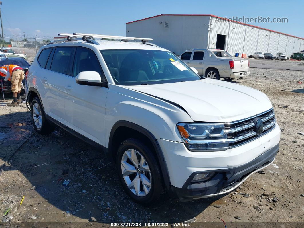 2018 Volkswagen Atlas 3.6l V6 Se White vin: 1V2LR2CA7JC555190