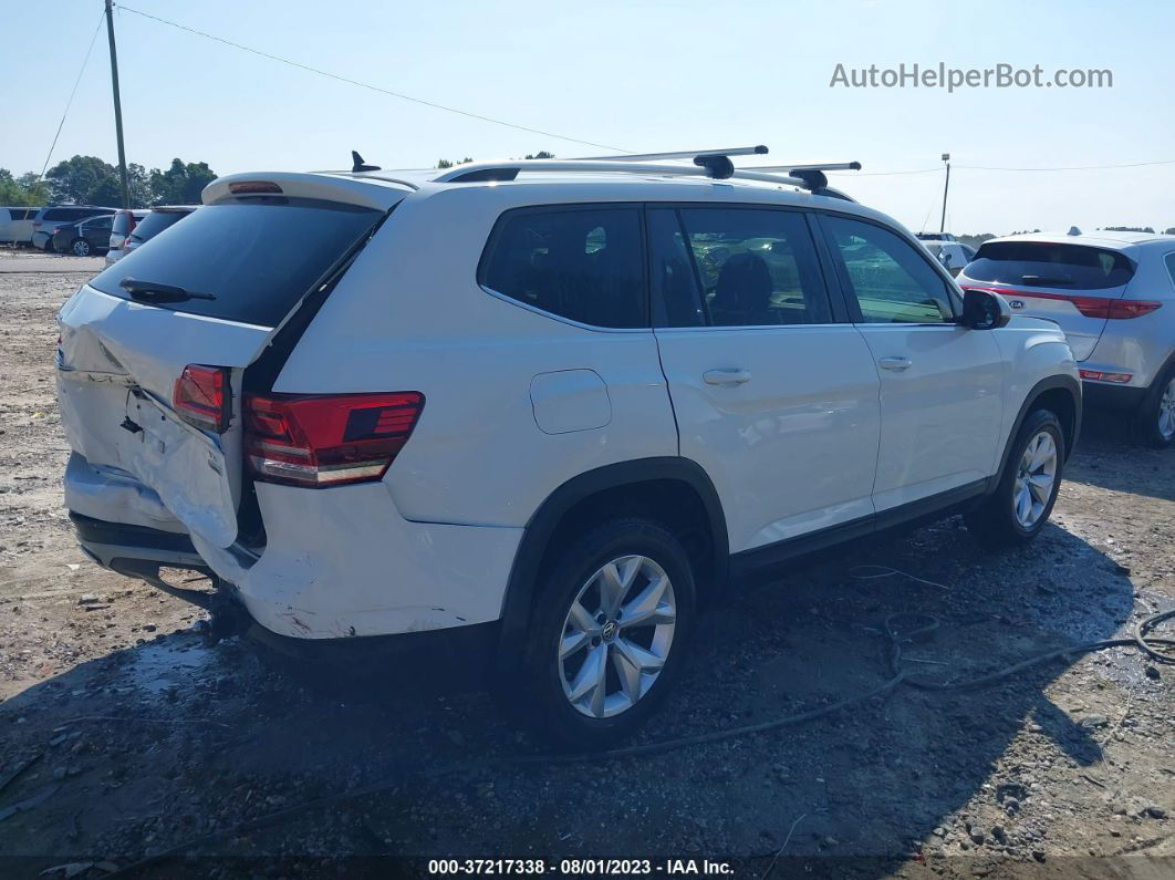 2018 Volkswagen Atlas 3.6l V6 Se White vin: 1V2LR2CA7JC555190