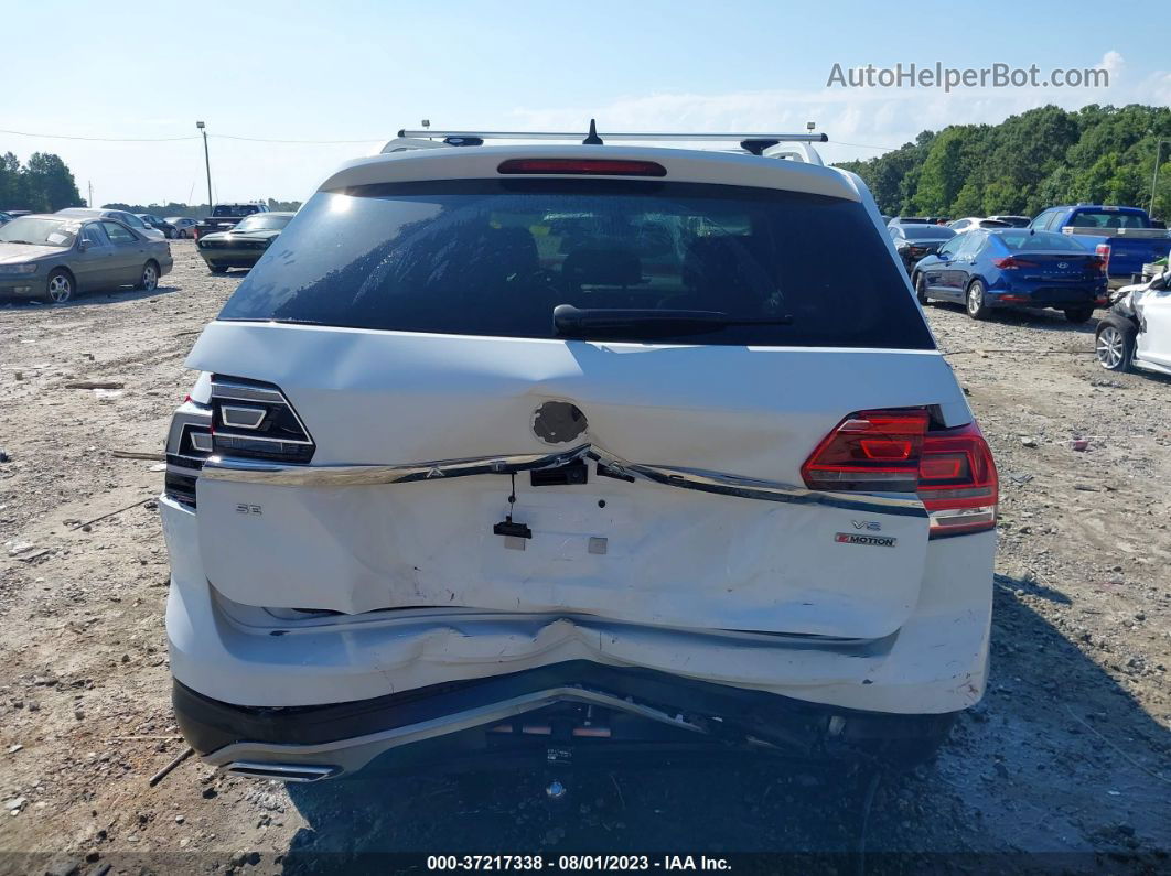 2018 Volkswagen Atlas 3.6l V6 Se White vin: 1V2LR2CA7JC555190