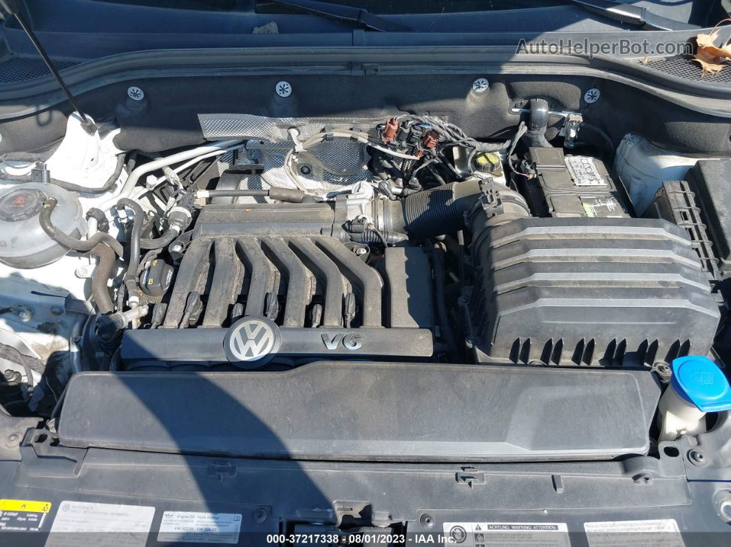 2018 Volkswagen Atlas 3.6l V6 Se White vin: 1V2LR2CA7JC555190
