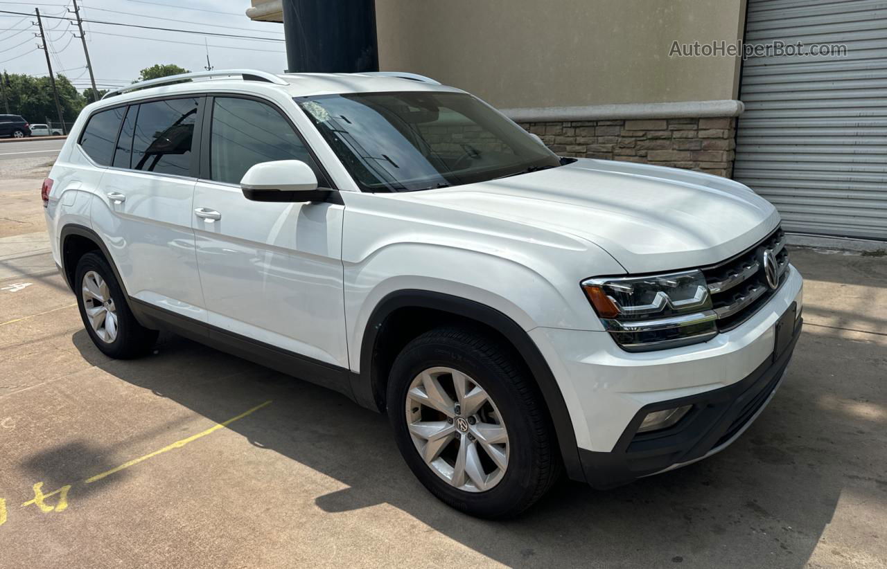 2018 Volkswagen Atlas Se White vin: 1V2LR2CA8JC514227