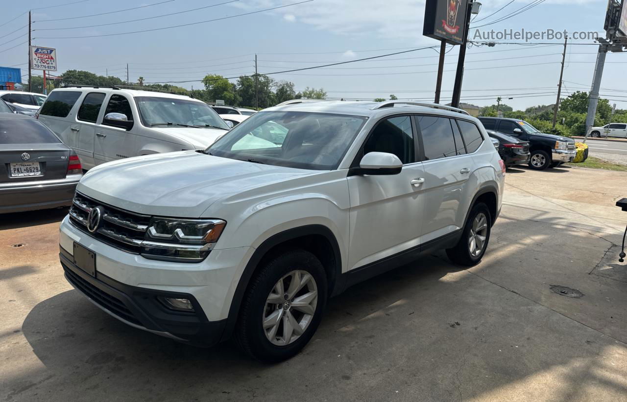 2018 Volkswagen Atlas Se White vin: 1V2LR2CA8JC514227