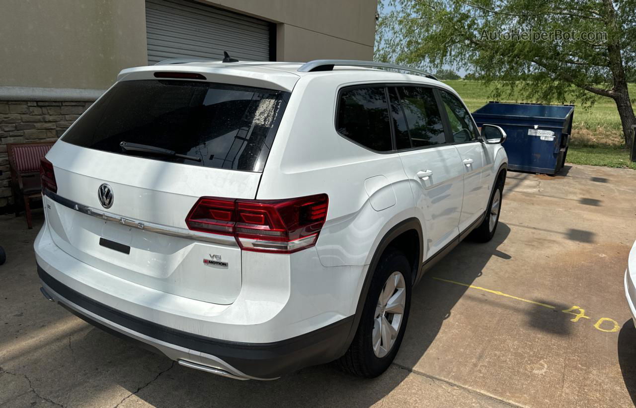 2018 Volkswagen Atlas Se White vin: 1V2LR2CA8JC514227