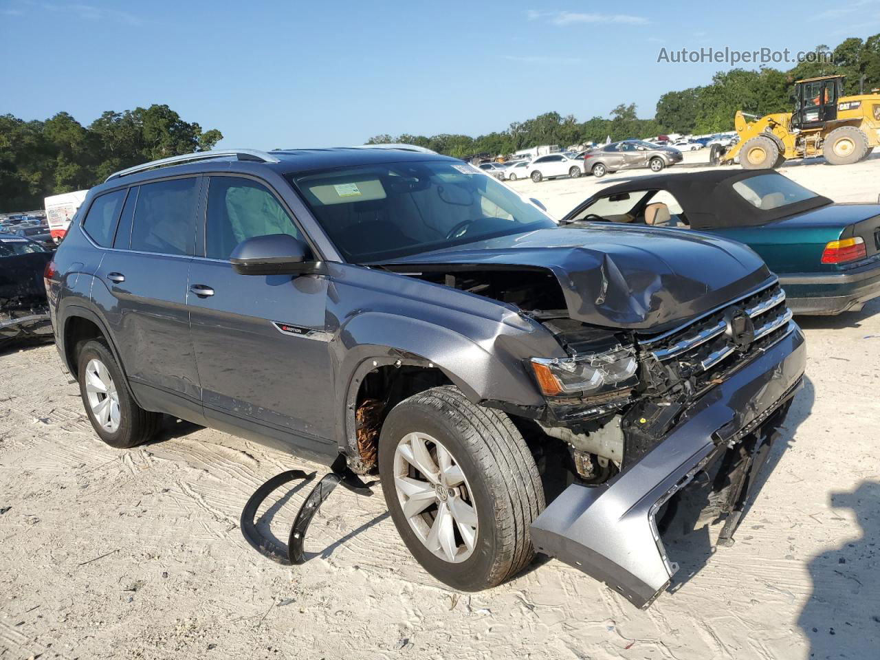 2018 Volkswagen Atlas Se Серый vin: 1V2LR2CA8JC556963