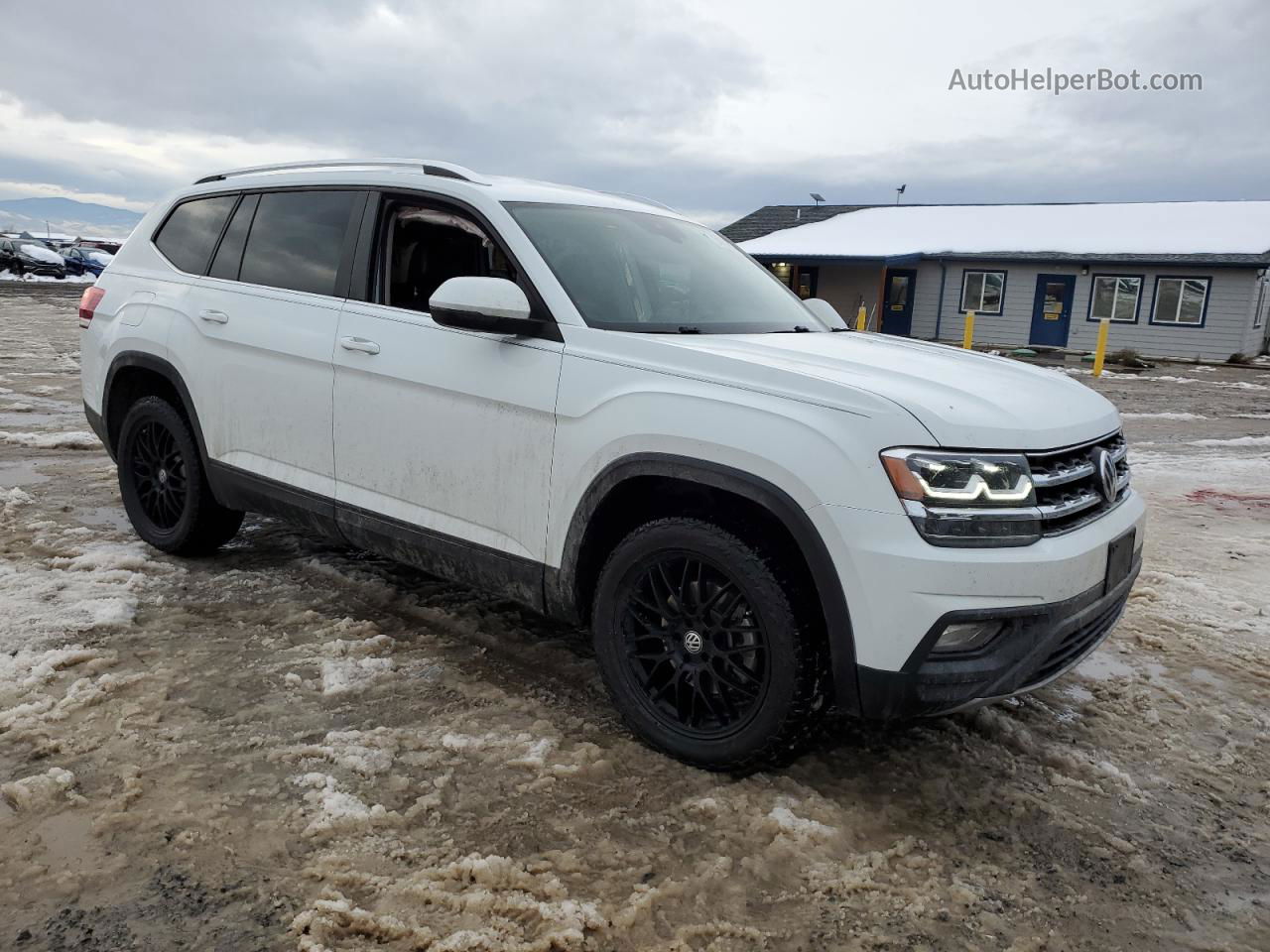 2018 Volkswagen Atlas Se White vin: 1V2LR2CA9JC513023