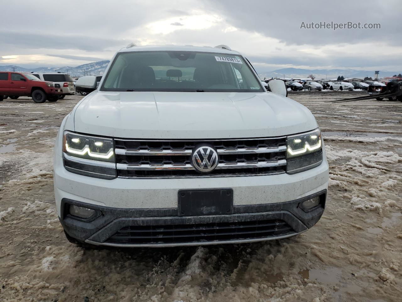 2018 Volkswagen Atlas Se White vin: 1V2LR2CA9JC513023