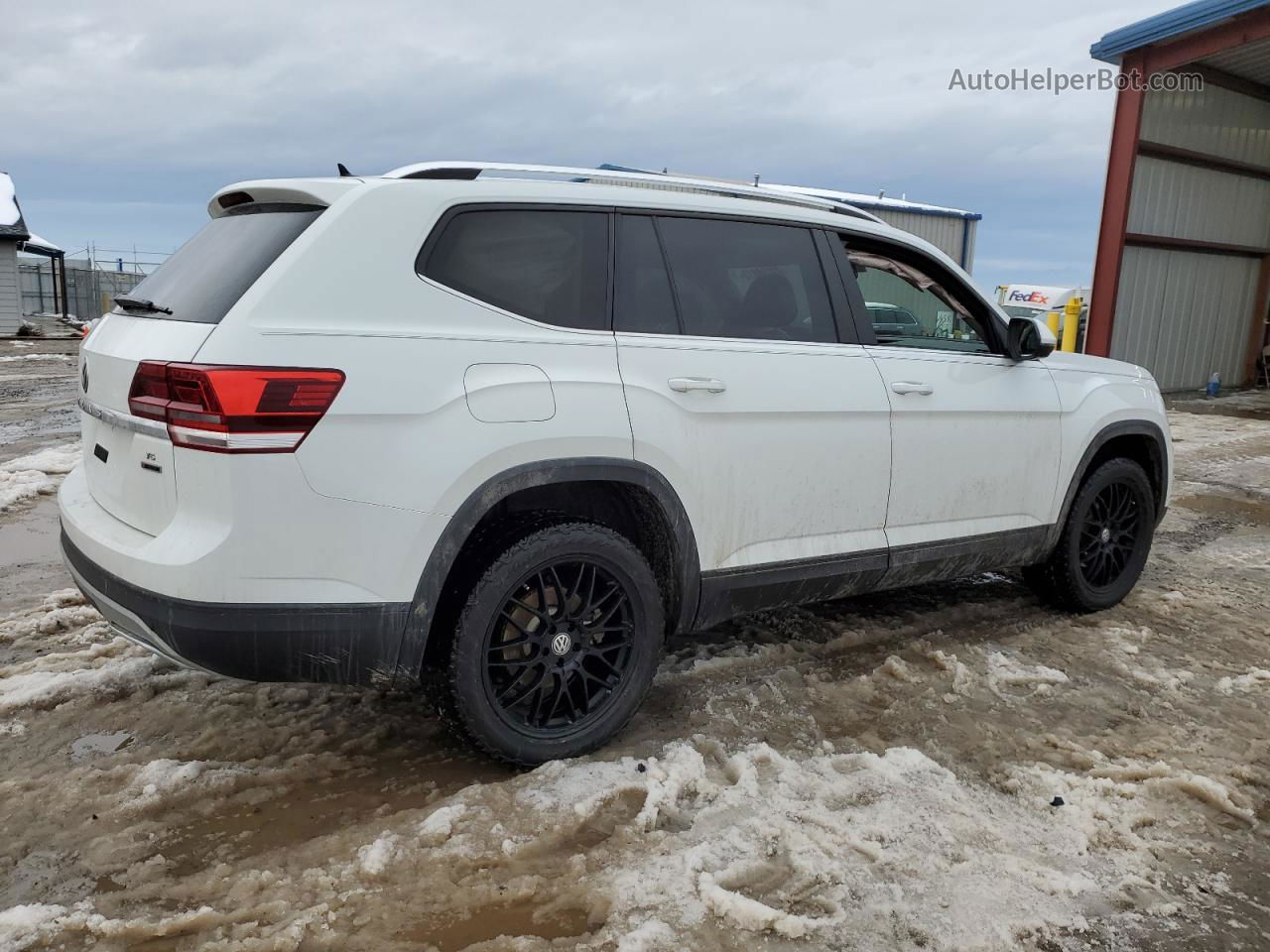 2018 Volkswagen Atlas Se White vin: 1V2LR2CA9JC513023