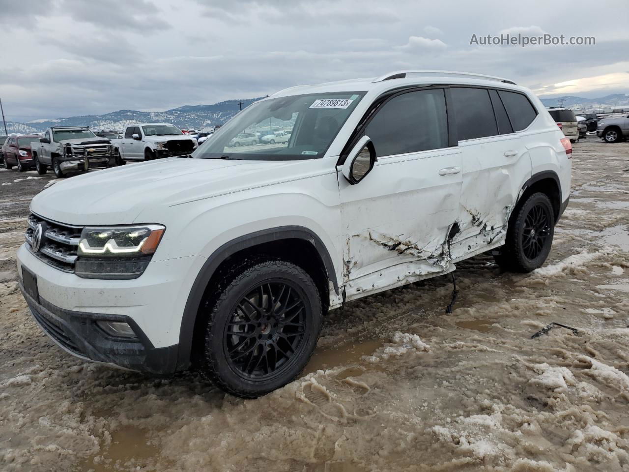 2018 Volkswagen Atlas Se Белый vin: 1V2LR2CA9JC513023