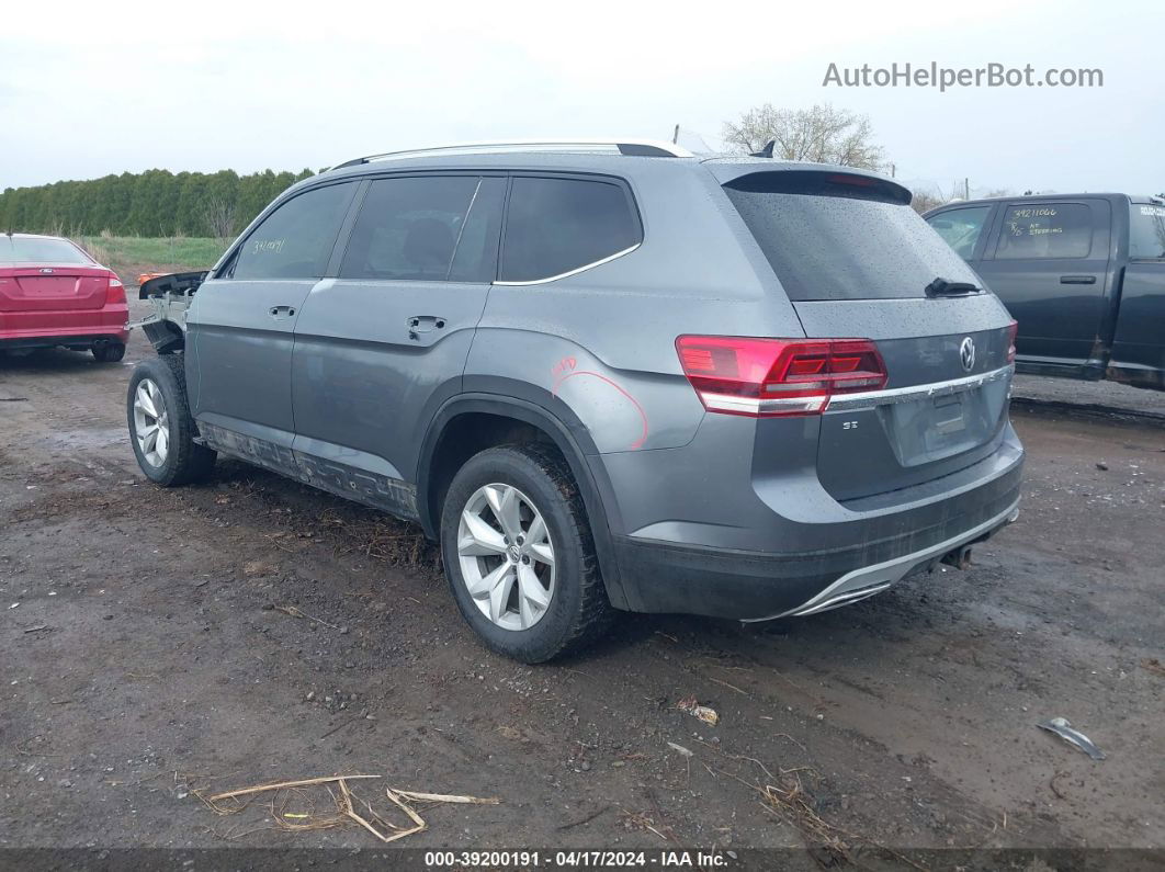 2018 Volkswagen Atlas 3.6l V6 Se/3.6l V6 Se W/technology Gray vin: 1V2LR2CA9JC539895