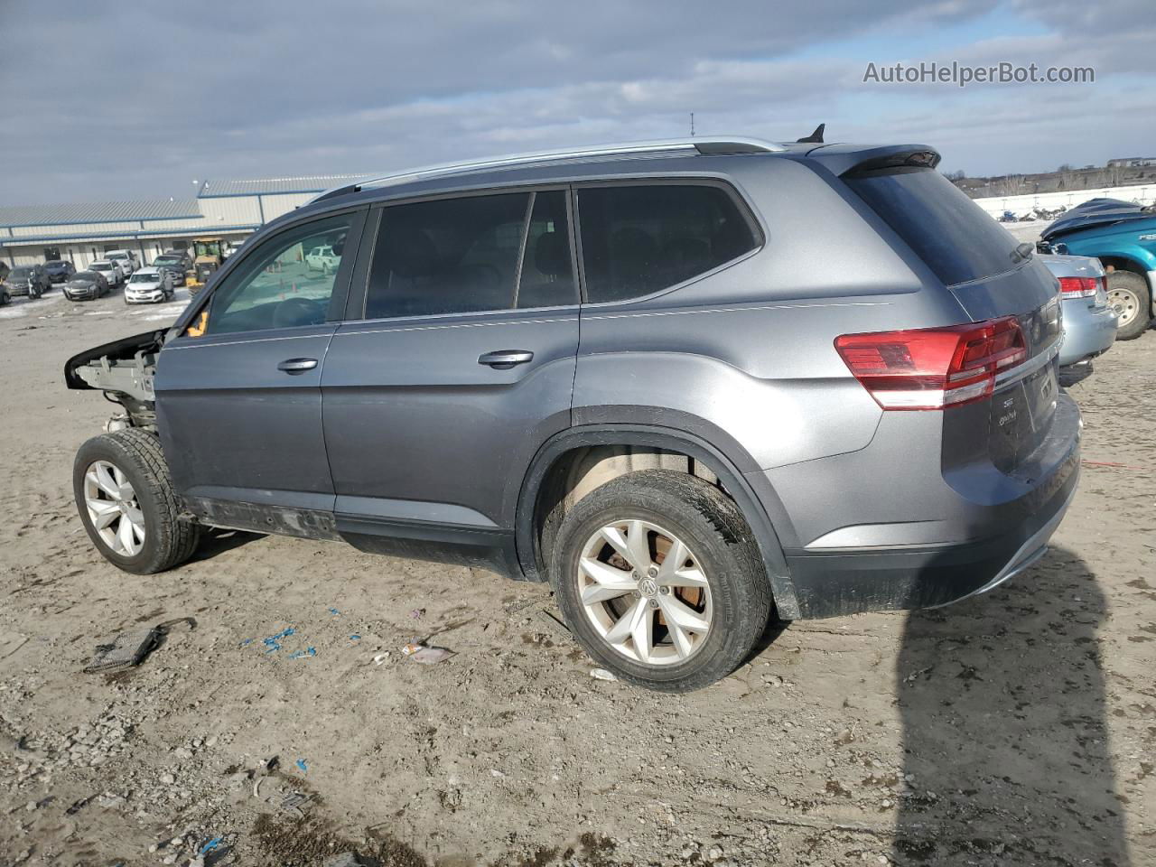 2018 Volkswagen Atlas Se Gray vin: 1V2LR2CAXJC546659