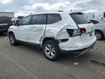 2018 Volkswagen Atlas Sel White vin: 1V2MR2CA0JC503985