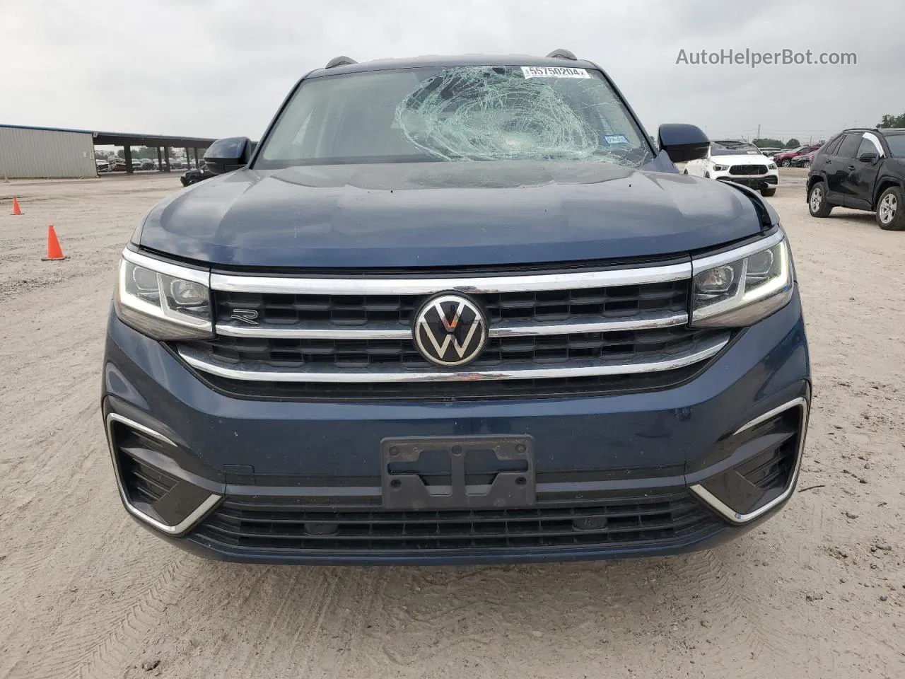 2021 Volkswagen Atlas Se Blue vin: 1V2MR2CA1MC508617