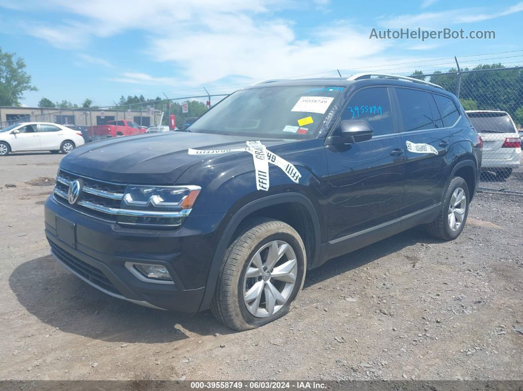 2018 Volkswagen Atlas 3.6l V6 Sel Black vin: 1V2MR2CA2JC549642