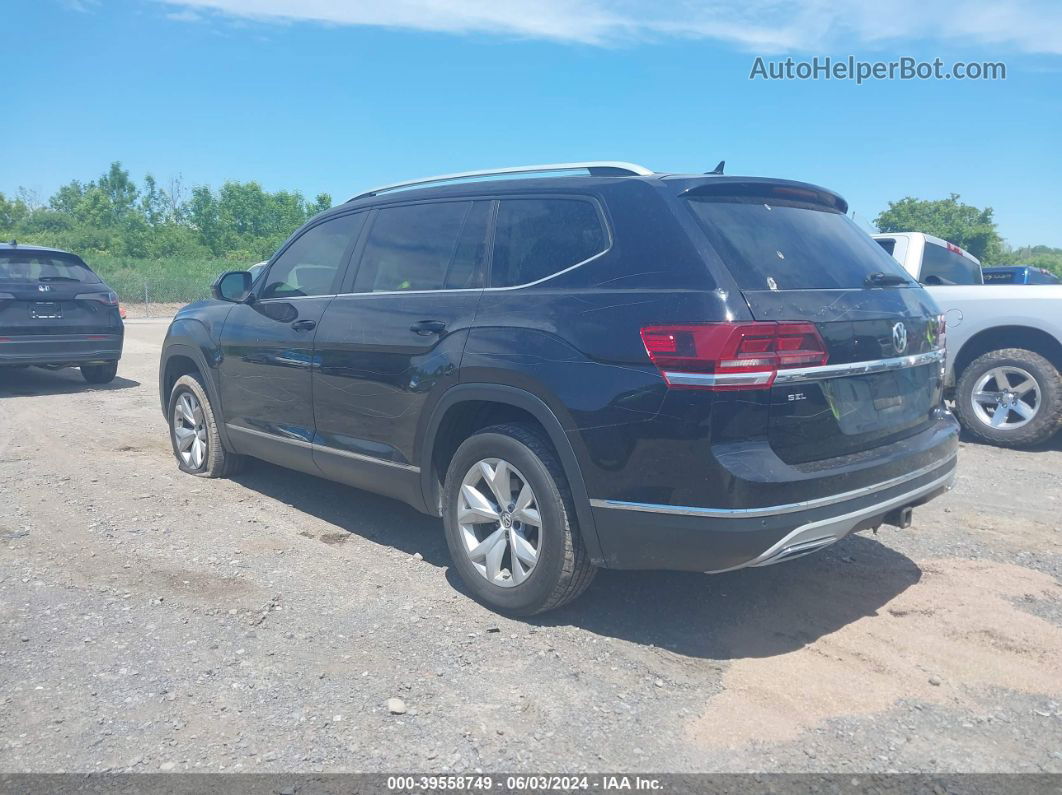 2018 Volkswagen Atlas 3.6l V6 Sel Black vin: 1V2MR2CA2JC549642