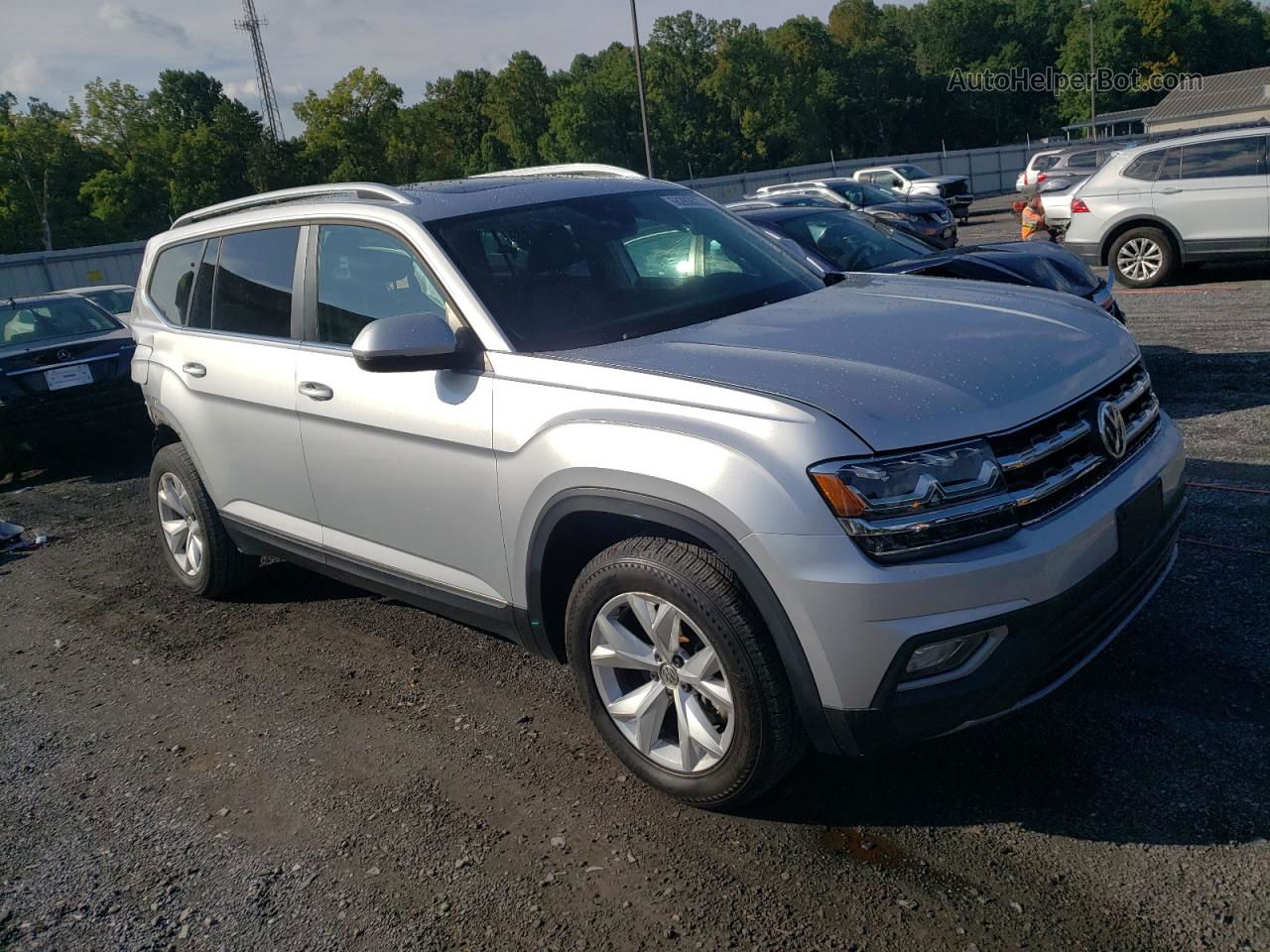 2018 Volkswagen Atlas Sel Silver vin: 1V2MR2CA3JC545731