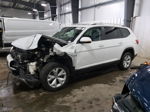 2018 Volkswagen Atlas Sel White vin: 1V2MR2CA5JC535198