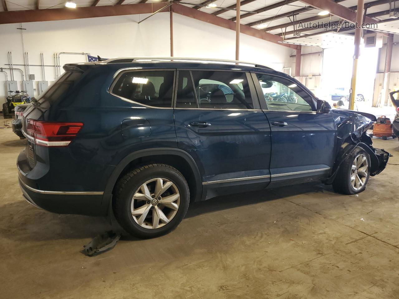 2018 Volkswagen Atlas Sel Blue vin: 1V2MR2CA5JC562370