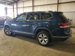 2018 Volkswagen Atlas Sel Blue vin: 1V2MR2CA5JC562370