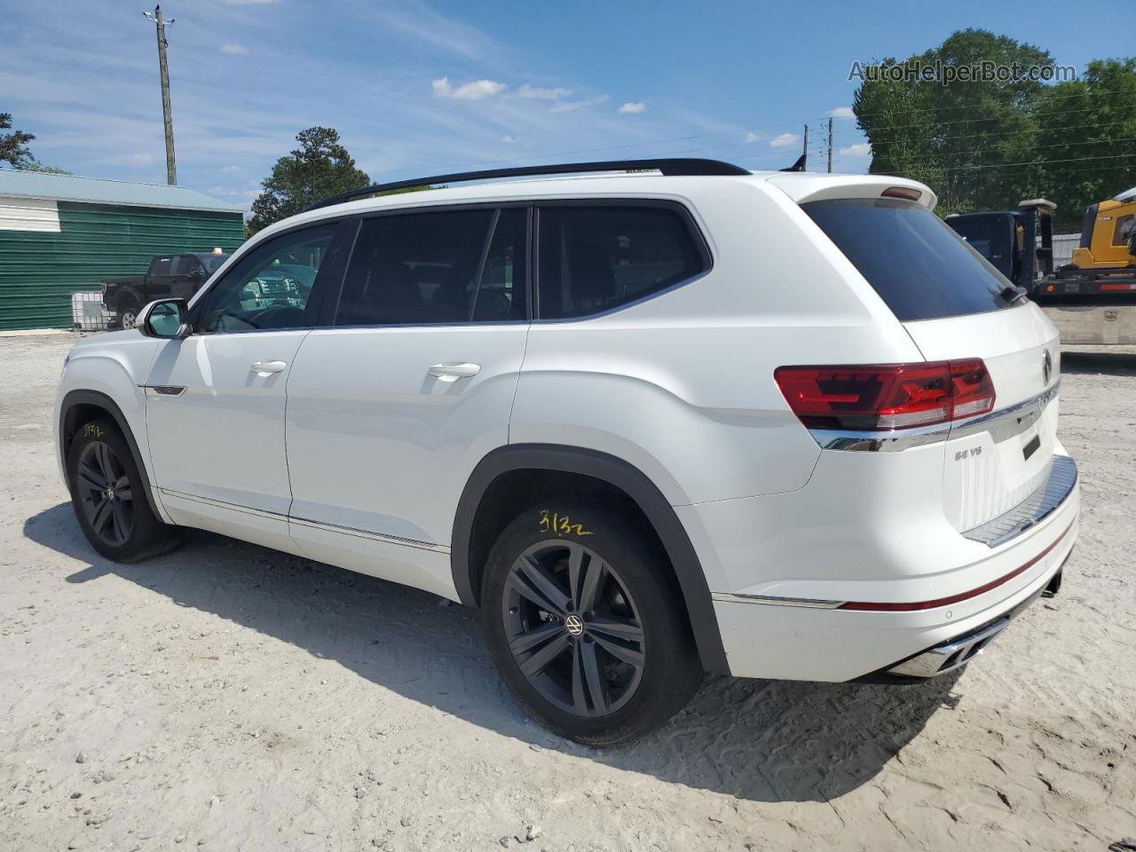 2021 Volkswagen Atlas Se White vin: 1V2MR2CA6MC535053