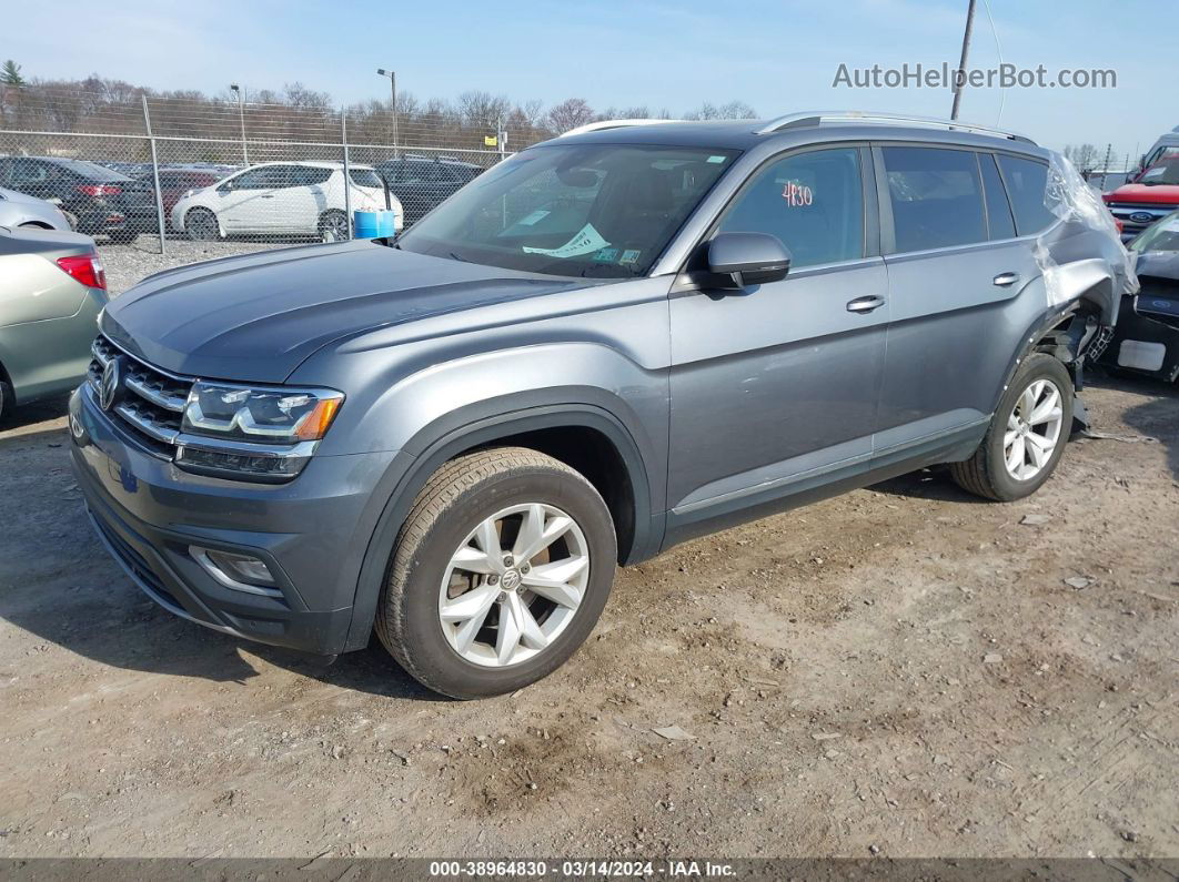 2018 Volkswagen Atlas 3.6l V6 Sel Gray vin: 1V2MR2CA7JC502462