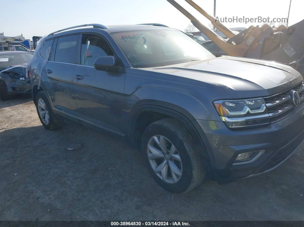 2018 Volkswagen Atlas 3.6l V6 Sel Gray vin: 1V2MR2CA7JC502462