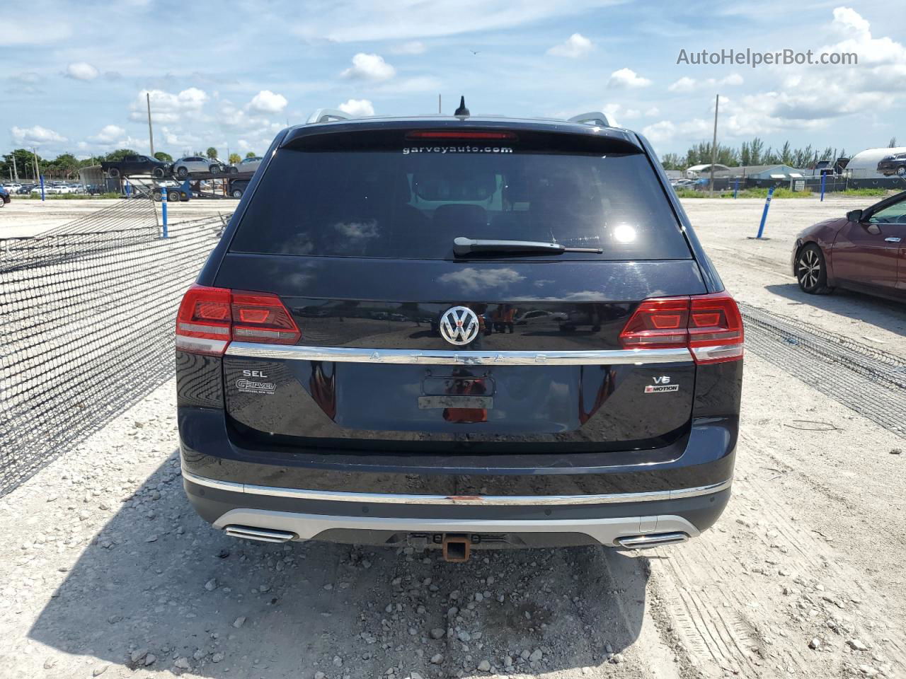 2018 Volkswagen Atlas Sel Black vin: 1V2MR2CA9JC522180