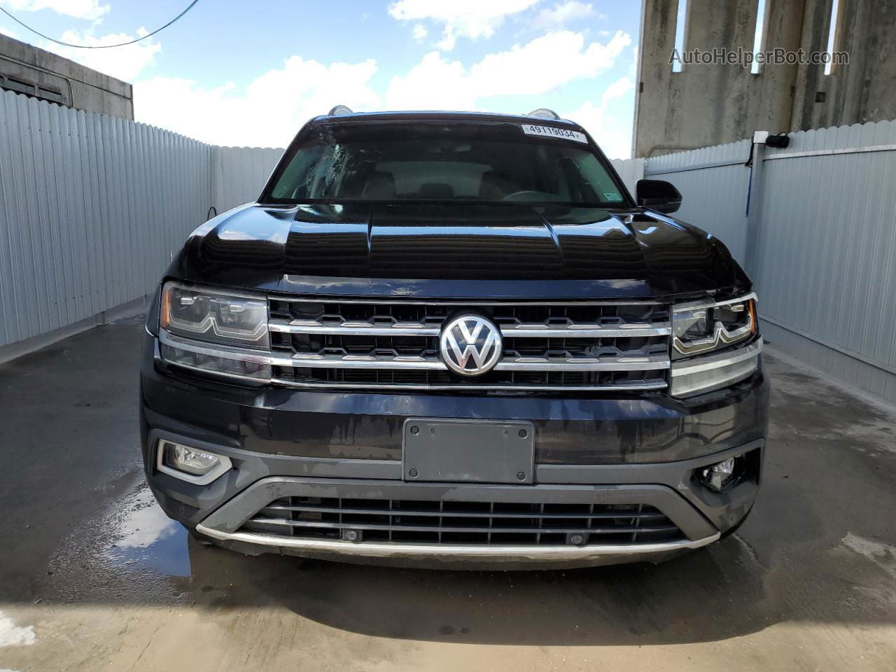 2018 Volkswagen Atlas Sel Black vin: 1V2MR2CA9JC522180