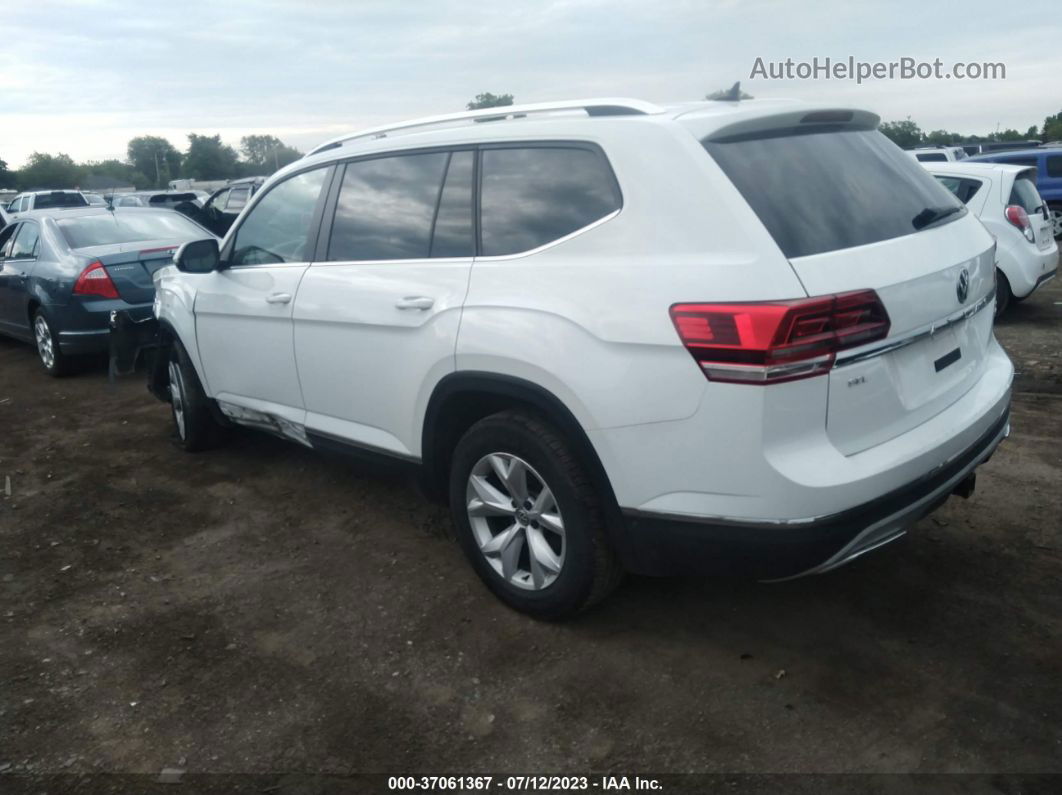 2018 Volkswagen Atlas 3.6l V6 Sel White vin: 1V2MR2CA9JC538573