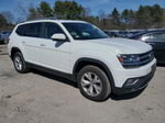 2018 Volkswagen Atlas Sel White vin: 1V2MR2CAXJC534709