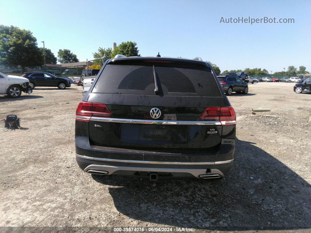 2018 Volkswagen Atlas 3.6l V6 Sel Premium Black vin: 1V2NR2CA0JC504686