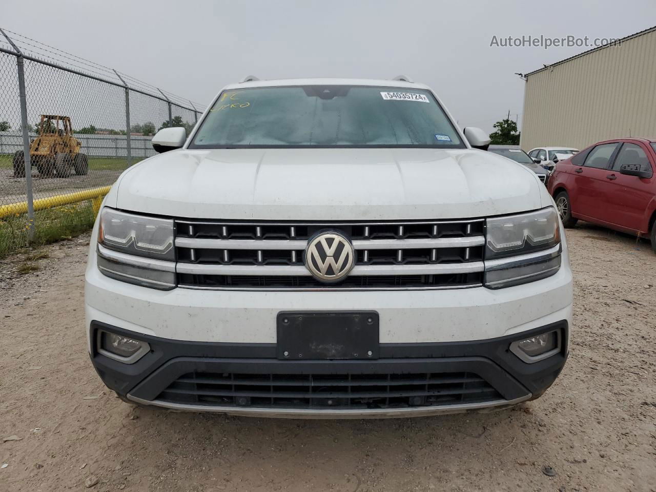 2018 Volkswagen Atlas Sel Premium White vin: 1V2NR2CA0JC568324