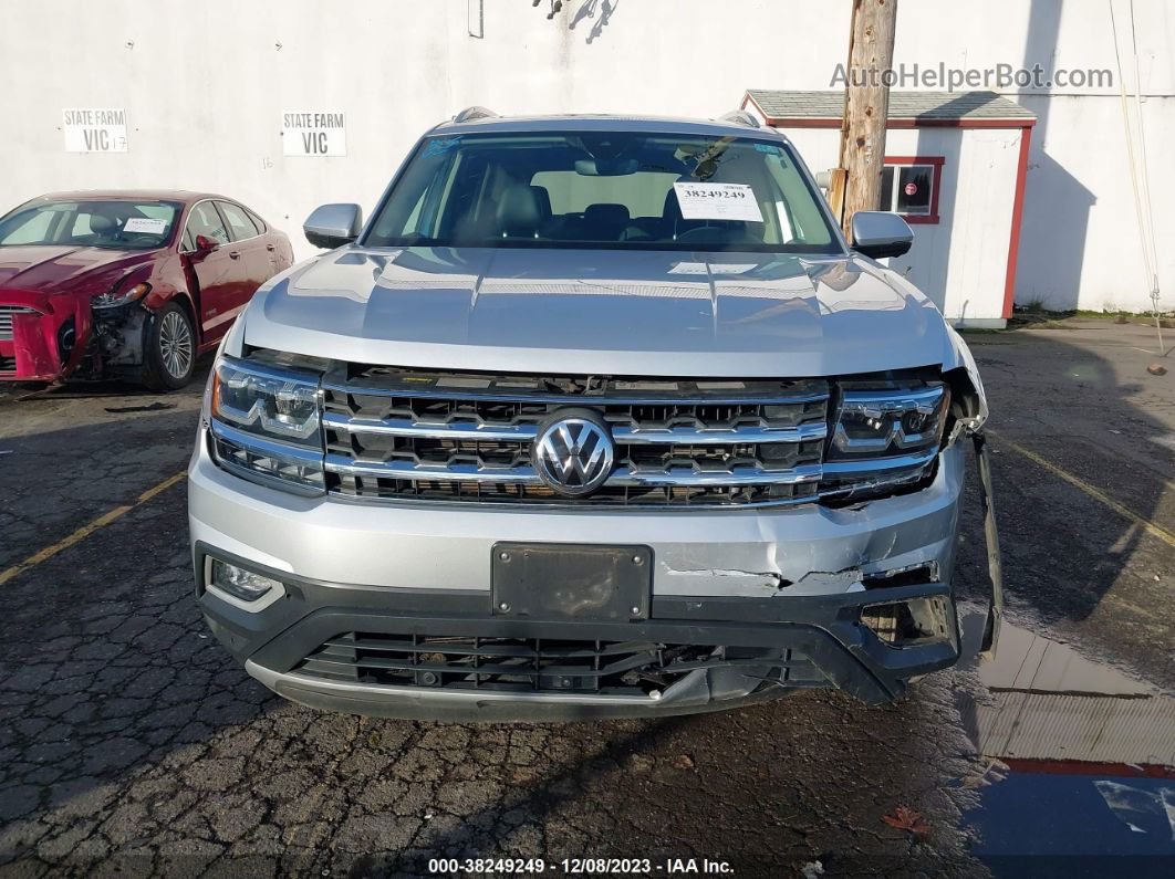 2018 Volkswagen Atlas 3.6l V6 Sel Premium Silver vin: 1V2NR2CA0JC570672