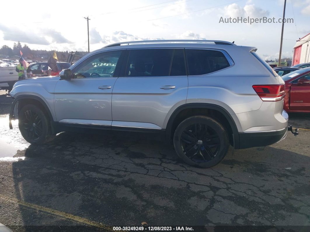 2018 Volkswagen Atlas 3.6l V6 Sel Premium Silver vin: 1V2NR2CA0JC570672