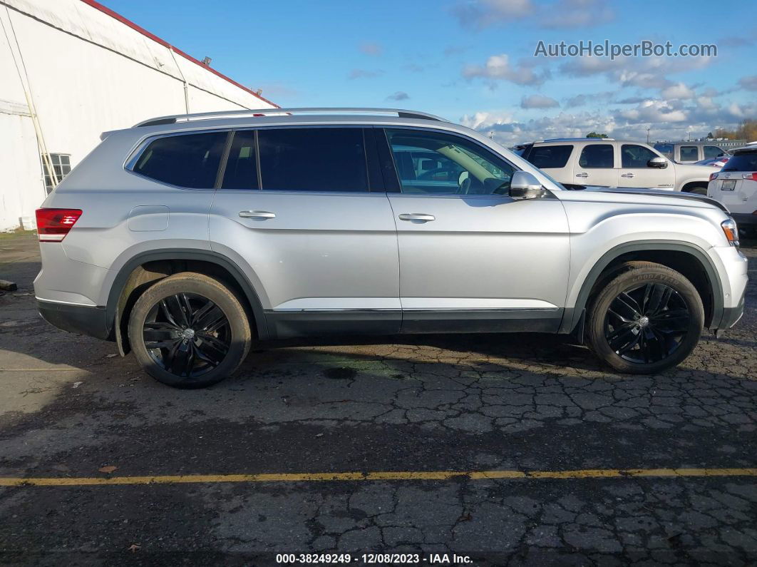 2018 Volkswagen Atlas 3.6l V6 Sel Premium Silver vin: 1V2NR2CA0JC570672