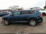 2018 Volkswagen Atlas 3.6l V6 Sel Premium Blue vin: 1V2NR2CA0JC585978