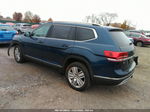 2018 Volkswagen Atlas 3.6l V6 Sel Premium Blue vin: 1V2NR2CA0JC585978