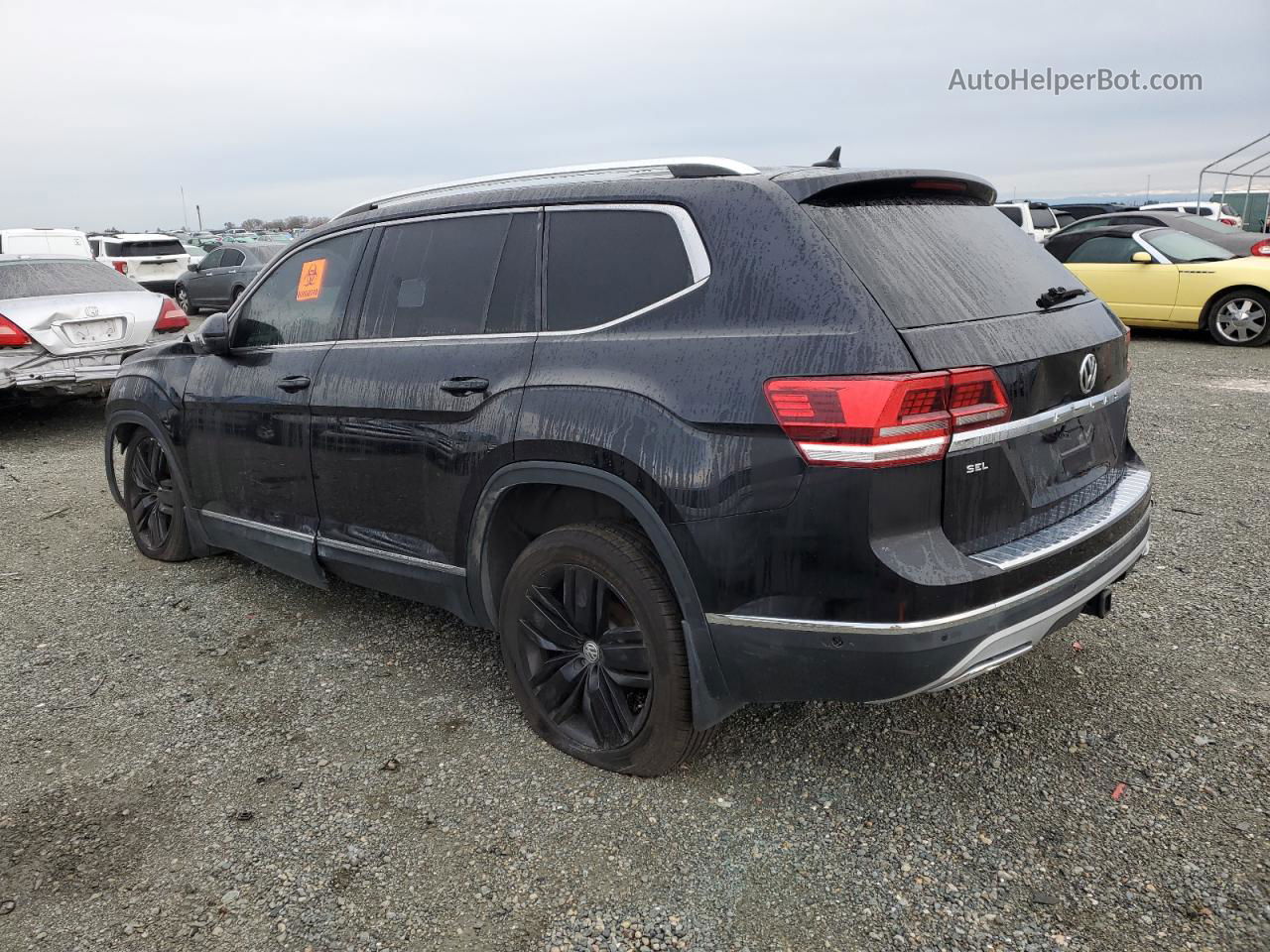 2018 Volkswagen Atlas Sel Premium Black vin: 1V2NR2CA2JC568244