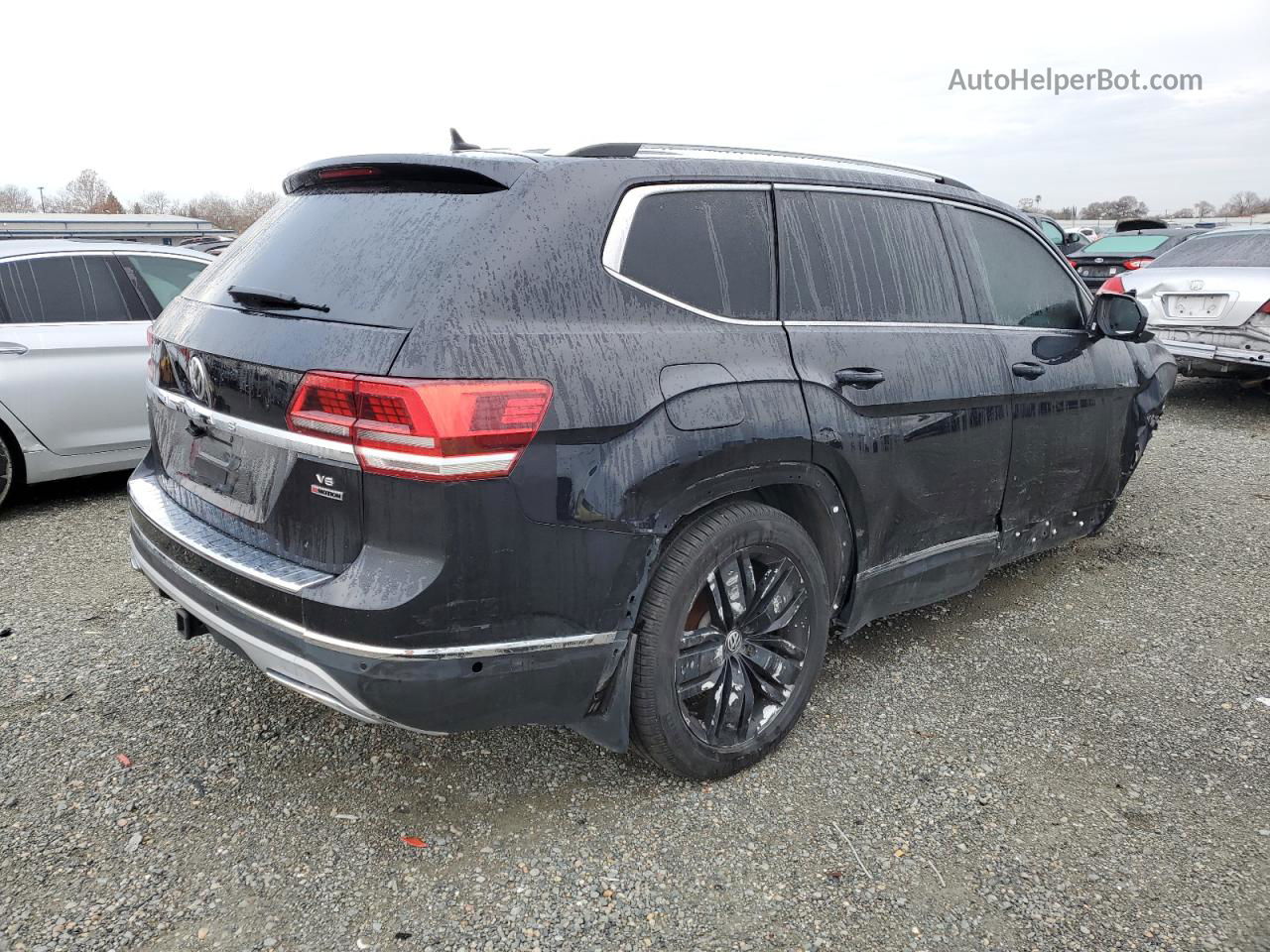 2018 Volkswagen Atlas Sel Premium Black vin: 1V2NR2CA2JC568244