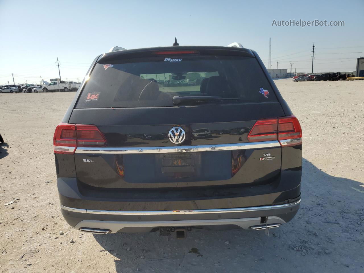 2018 Volkswagen Atlas Sel Premium Черный vin: 1V2NR2CA3JC526701