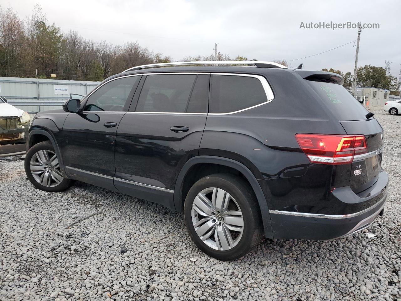 2018 Volkswagen Atlas Sel Premium Черный vin: 1V2NR2CA3JC586784