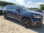 2021 Volkswagen Atlas Se Blue vin: 1V2NR2CA3MC531434